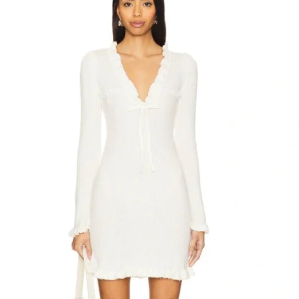 For Love & Lemons Miranda Knit Mini Dress